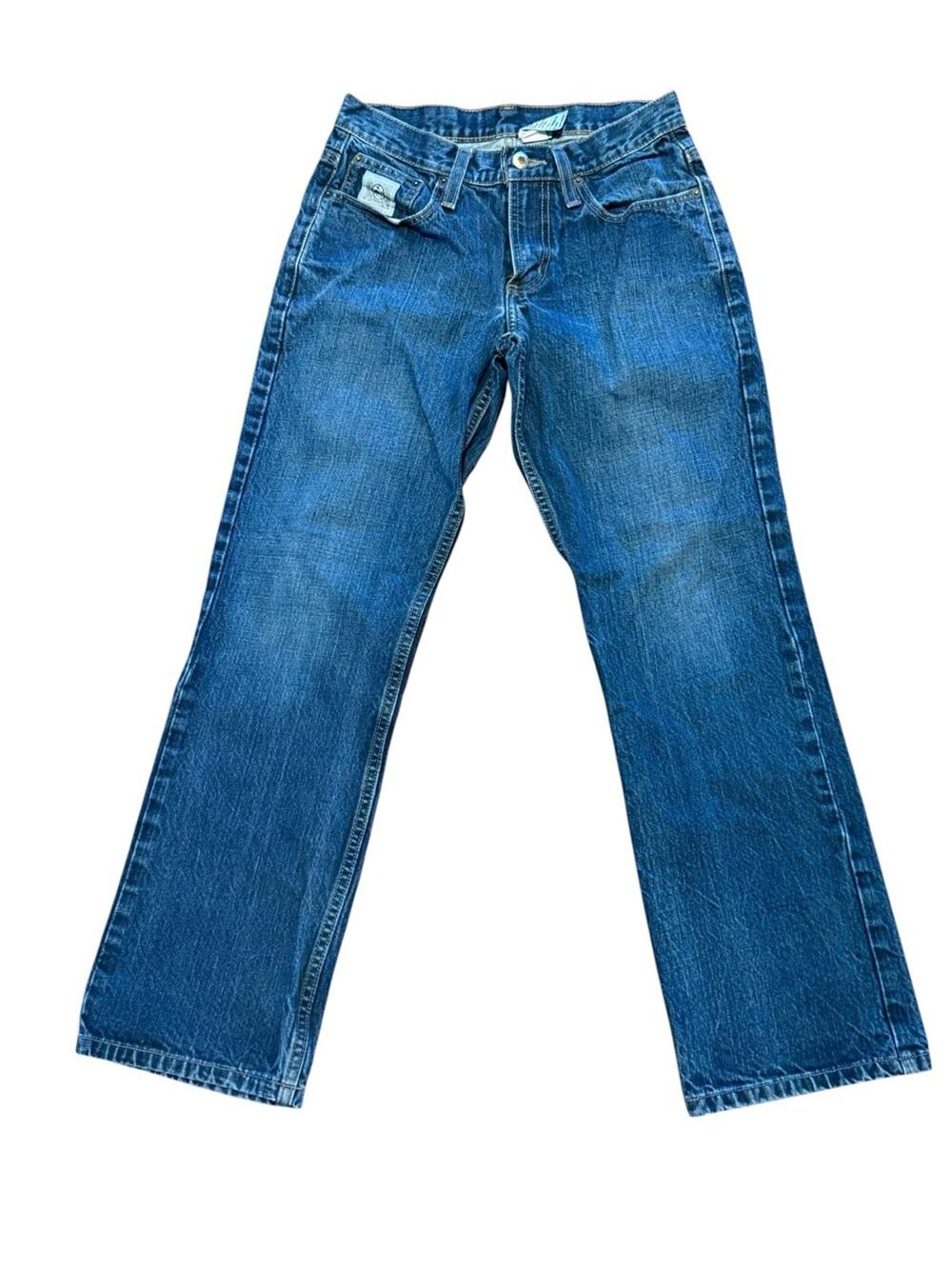 Cinch Silver Label Men's 28 x 30 Blue Straight-Leg Jeans